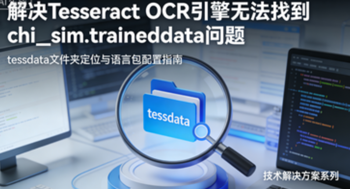 若依框架下Tesseract OCR配置完全指南