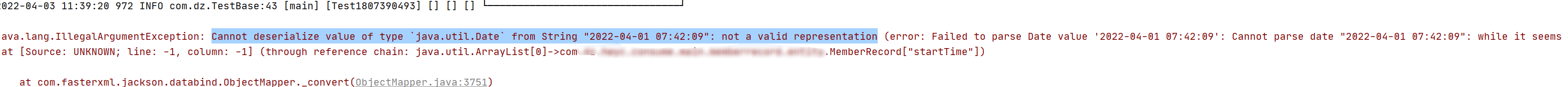 【已解决】三种解决方法：Cannot deserialize value of type `java.util.Date` from String